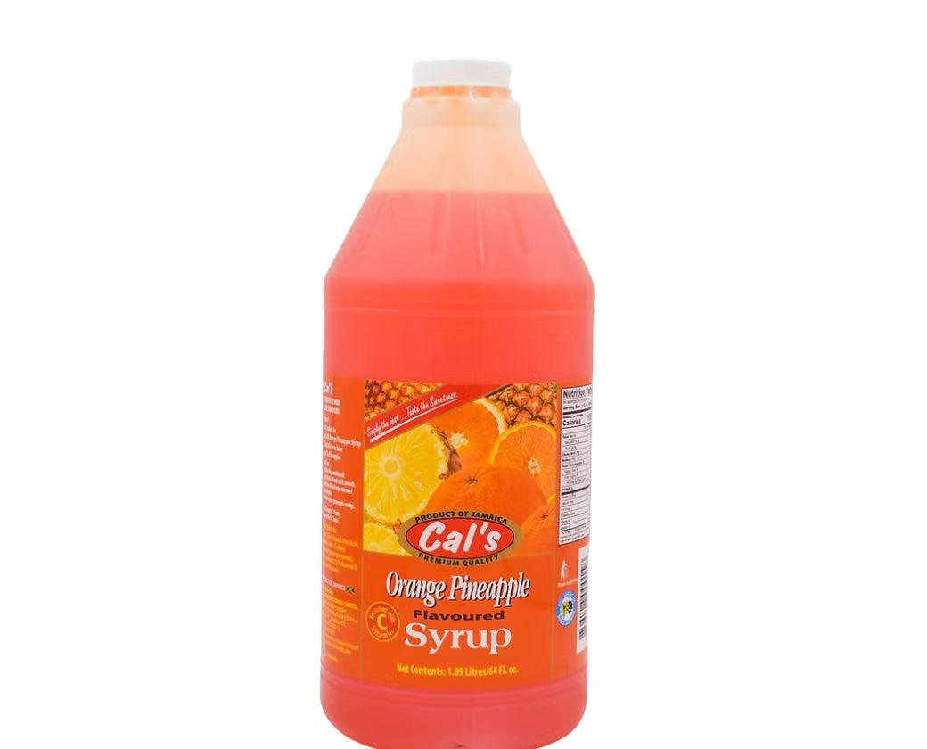 Cal's Orange Pineapple Syrup, 3 Pack